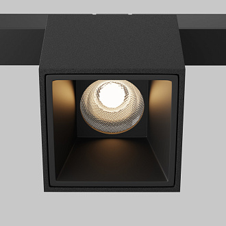 Светильник на шине 19,3*5,3*9,6 см, LED, 7W, 3000К, Maytoni Technical Alfa S TR133-2-7W3K-B черный