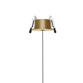 Светильник встраиваемый 9*263,4 см, вр 5 см, *LED*10W, 3000K, Mantra Kilda MAN8437, золотой