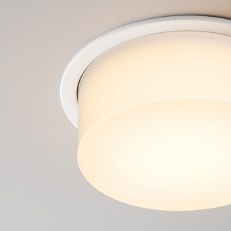 Встраиваемый светильник 6.8/8 см LED, 12W, 3000К, Maytoni Technical nude DL065-12W3K-W белый, вр 7,5 см