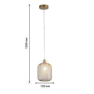 Подвес 15*20,5-120 см, 1*E14, 60W, F-Promo Tokri 4603-1P 
