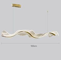 Светильник подвесной ElegantLight DZN-4500 ЗОЛОТАЯ БРОНЗА  D1000*300/H1000/1/LED/40-60W звёздное небо SPRAY 25-03