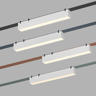 Светильник на шине 32,3*4*4,5 см, LED * 12W, 4000K, Denkirs Belty Linear DK5574-WH, белый