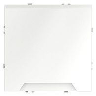 Розетка встраиваемая Voltum S70 с заземлением, защитными шторками и крышкой 16А, белый матовый пластик Soft touch VLS040302