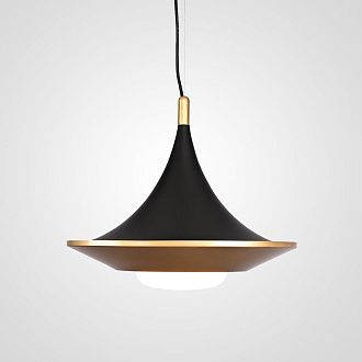 Подвесной светильник RASK 35*35*300 см, 1*LED*5W, 3000K, ImperiumLoft RASK01, Чёрный, Латунь