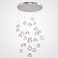 Подвесная люстра METEORA 26 65*65*250 см, 26*G4*20W, ImperiumLoft METEORA01, Хром