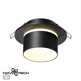 Встраиваемый светильник Novotech LIRIO 370715, черный