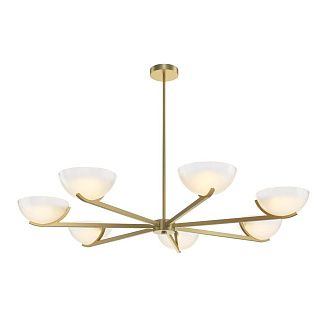 Подвесной светильник *114,3*45-107 см, 7*E14*40W, Maytoni Regal MOD537PL-07MG, Матовое Золото