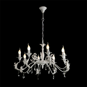 Подвесная люстра Arte lamp Angelina  A5349LM-8WH белый