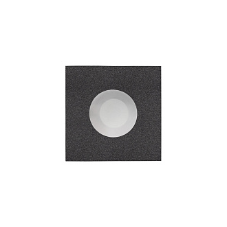 Встраиваемый светильник 8,5*8,5*3 см, GU10 LOFT IT Chip 10338/A Black черный, вр 6*7,5 см