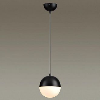 Подвесной светильник Odeon Light Pinga 4958/1A, диаметр 20 см, черный