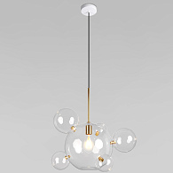 Подвесной светильник 57 см, Loft IT Bolle 2034-P6, белый-золото