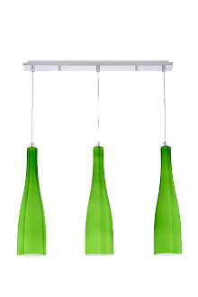 Люстра L583 x W80 x H120, мм, 3*40W (120W), GREEN(Зелёный) Sfera Sveta 5065/3 GREEN