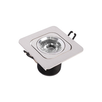 Встраиваемый светильник 10*10*7 см, 1*LED*12W 4000K LOFT IT Screen 10328/A Chrome серебро, вр 7*8,5 см