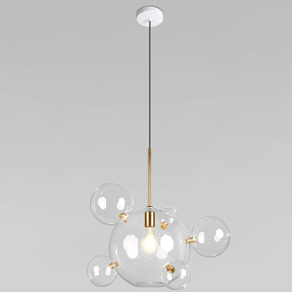 Подвесной светильник 57 см, Loft IT Bolle 2034-P6, белый-золото