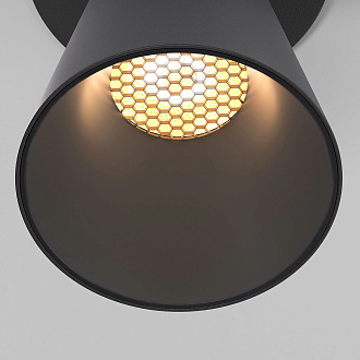 Потолочный акцентный светильник 6,4*6,4*9,6 см, 8W 3000K Elektrostandard Bell 25097/LED черный, вр 5,1 см