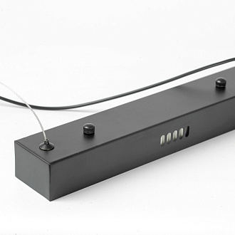 Люстра подвесная 50*155 см, 1*LED*40W 4000K серый Lussole Bradford LSP-7164