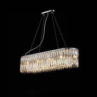 Люстра L1000 x W300 x H220 (1000), мм, 10*40W (400W), CHROME (Хром) NewRgy M22-ф500*H220 CHROME