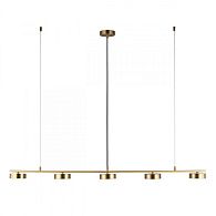 Подвесной светильник 120*10*30-140 см 35W, 4000K, Aployt Usia APL.047.13.35, бронзовый