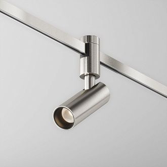 Трековый светильник  TR144-1-5W3K-W-PT **-15,8 см, *LED*5W, K, Maytoni technical FLARITY TR144-1-5W3K-W-PT, Платина