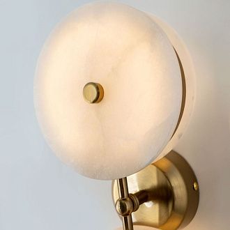 Настенный светильник 9,5x40,5см, LED, 6Вт, , Modelux MS.175.02 BS Латунь