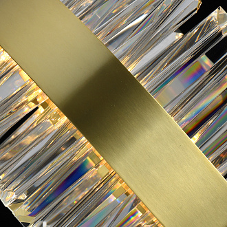 Люстра с  пультом 45*175 см,  золото/прозрачный MW-Light Аделард 642014801
