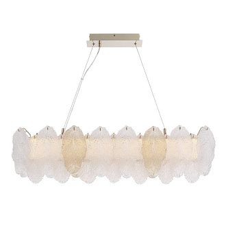 Подвесная люстра 95*16*-170 см, 1*LED, 24W, 3000K, ST-Luce Lightsome SL6135.233.01, золотой