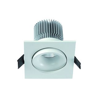 Светильник встраиваемый 8*7 см, вр 7 см, *LED*7W, 3000K, Mantra Formentera MANC0079, матовый белый