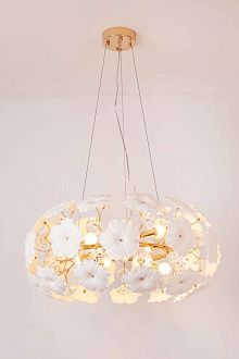 Люстра L800 x H1000, мм, 8*40W (320W), FG (Золото) NewRgy 6862/8D FG