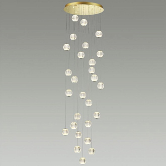 Светодиодный светильник 67 см, 120W, 4000K, Odeon Light CRYSTAL 5008/120L, золото