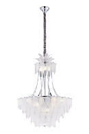 Люстра Ø620 x H850, мм, 20*40W (800W), CHROME+WHITE (Хром+Белый) NewRgy 8775/20L-CR CHROME+WHITE