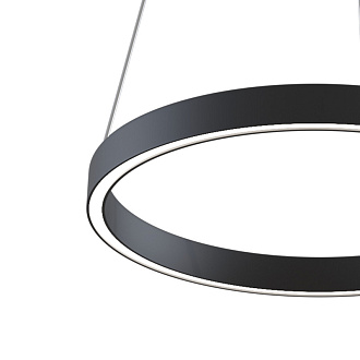 Подвесной светильник 40*127,5 см, LED, 24W, 2600К-3500К, Maytoni Rim MOD058PL-L22BK латунный