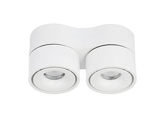 Светильник светодиодный белый 2*9W, DL18617/02WW-R White DIM диммируемый
