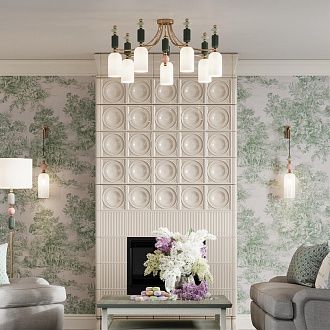 Потолочная люстра диаметр 92 см Odeon Light Candy 4861/7C Золото