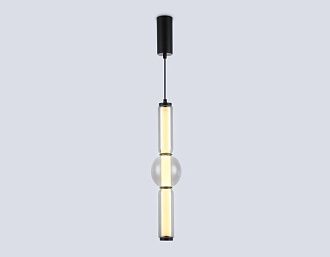 Подвесной светодиодный светильник **52- см, **W, 3000K, Ambrella Light High Light LH11023, черный