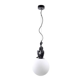 Подвесной светильник 50*25 см, 1*LED, 10W, 3000K Divinare Eleganza 1042/06 SP-10, Черный
