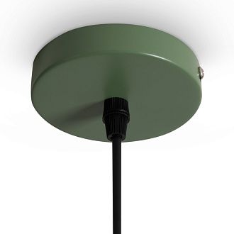 Подвесной светильник 15*15*236 см, LED, 5W, 3000К, Freya Barries FR6185PL-L5GN зеленый