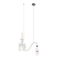 Подвесной светильник 32 см, Loft IT Zenith 10210P/A White, хром