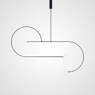 Подвесной светильник LINES D 150*150*80 см, 3*G4*20W, ImperiumLoft LINES-04, Чёрный