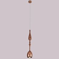 Подвесной светодиодный светильник Crystal Lux Lux SP1 C Copper, 1x3W LED, 3000K, медь