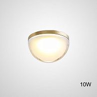 Встраиваемый светильник PIA S 10W 10*10*6 см, 1*LED*10W, 3000K, ImperiumLoft pia01, Латунь