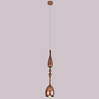 Подвесной светодиодный светильник Crystal Lux Lux SP1 C Copper, 1x3W LED, 3000K, медь