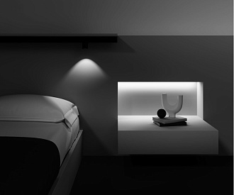 Светильник на шине 5,3*5,3*9,6 см, LED, 7W, 4000К, Maytoni Technical Alfa S TR132-2-7W4K-B черный