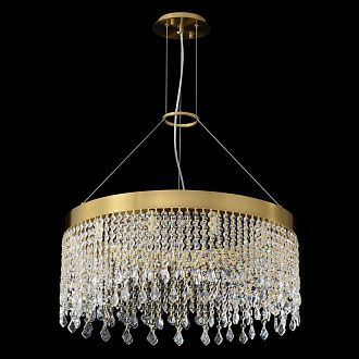 Подвесная люстра 60 см, Crystal Lux AQUA SP12, латунь