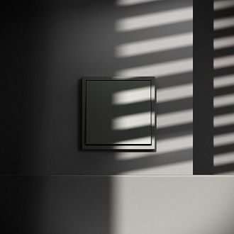 Вывод кабеля Voltum S70, титан Металл и пластик Soft touch VLS080206