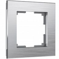 W0011706 Рамка на 1 пост Aluminium, алюминий Werkel, 4690389157974