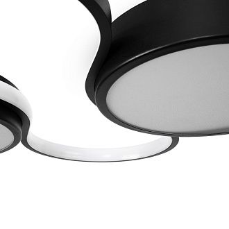 Светодиодный светильник 55 см, 63W, 4000K, Freya Cosmic FR10015CL-L63B, черный