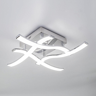 Люстра потолочная светодиодная Citilux Джек CL226121, LED 54W, 3000K, Хром