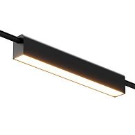 Трековый светильник 32,1*3,35*-5,05 см, *LED*12W, 3000K, Maytoni Technical Basis TR238-1-12W3K-B, Черный