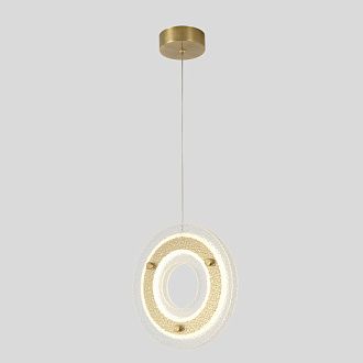 Подвесной светильник 25 см, 25W, 3000K, Crystal Lux DIEGO SP25W LED BRASS, латунь