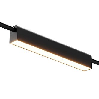 Трековый светильник 32,1*3,35*-5,05 см, *LED*12W, 3000K, Maytoni Technical Basis TR238-1-12W3K-B, Черный